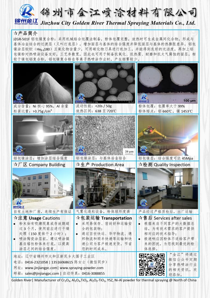 熱噴涂鋁包鎳粉